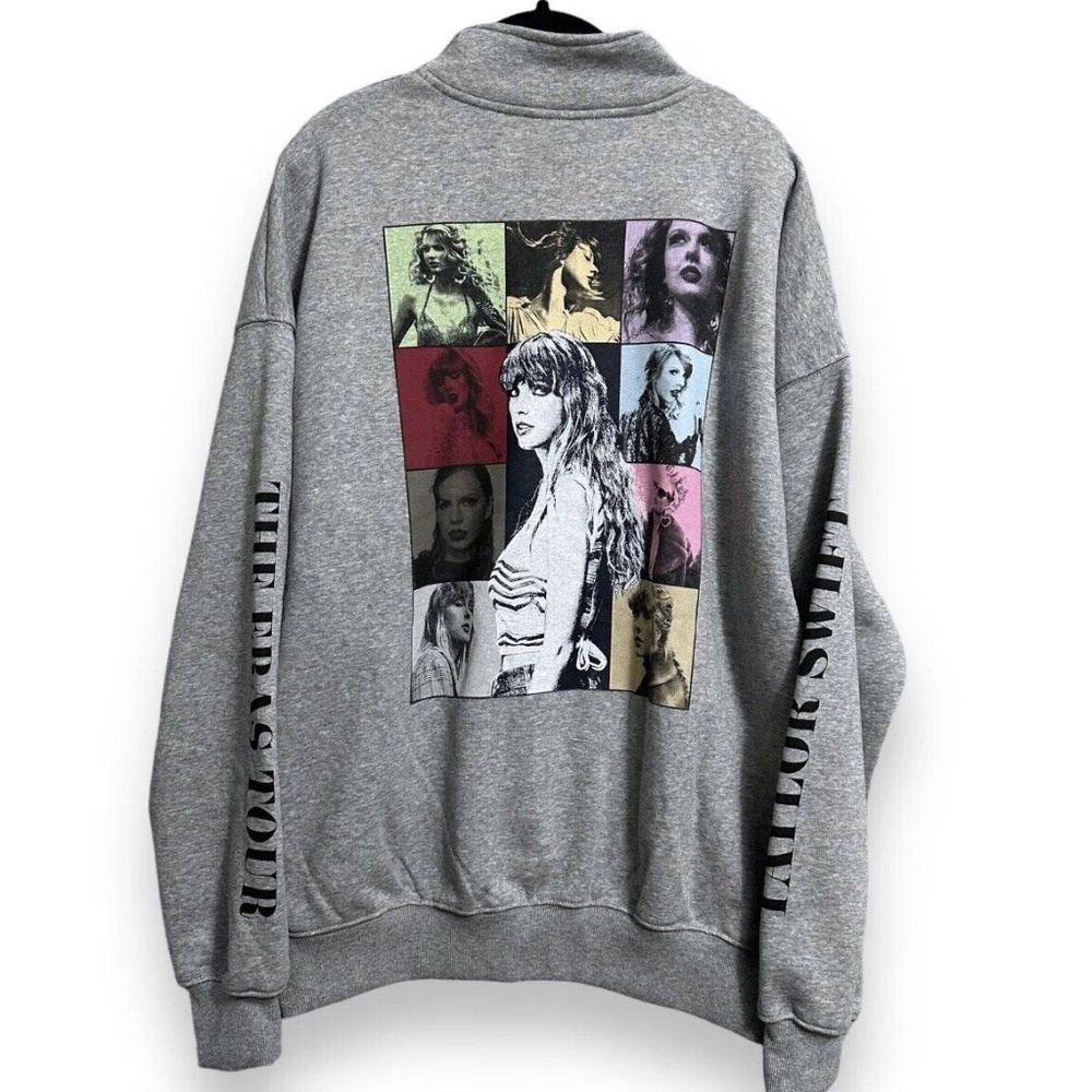 Taylor Swift Eras Tour Quarter Zip Medium NEW